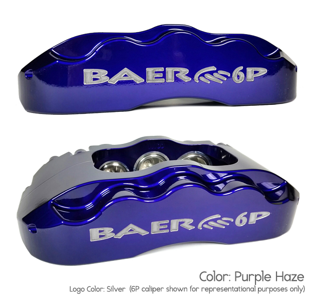 12" Rear SS4 Brake System with Park Brake - Purple Haze